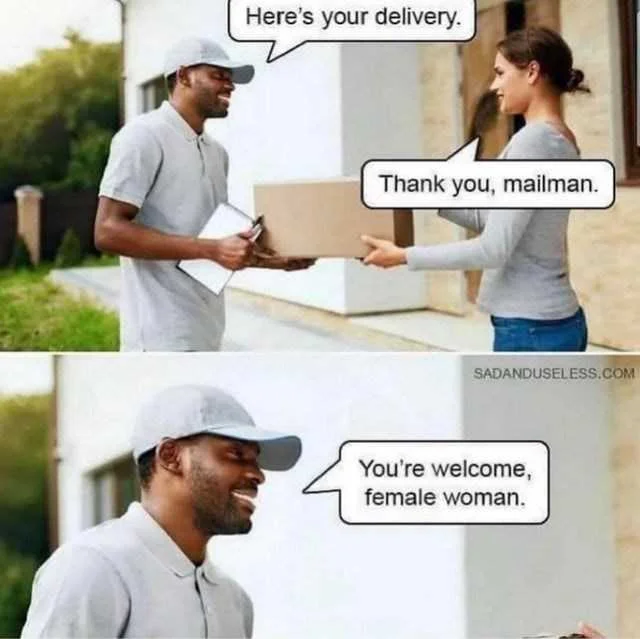 hat-heres-delivery-thank-mailman-sadanduselesscom-welcome-female-woman.webp