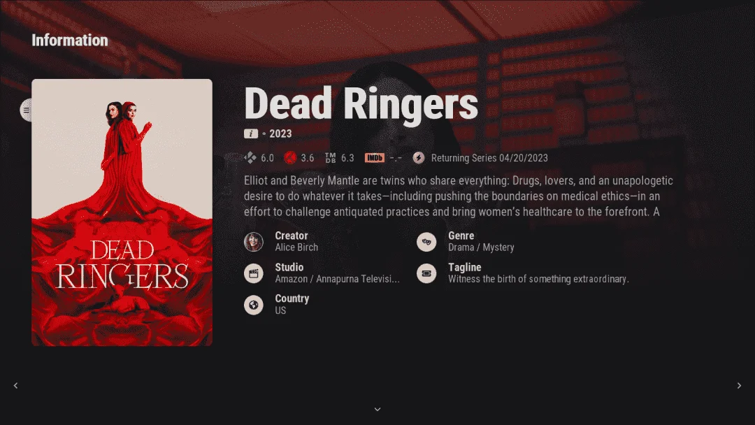 {MF}Dead Ringers (2023) | WEB-DL | 1080p | Tagalog Dubbed