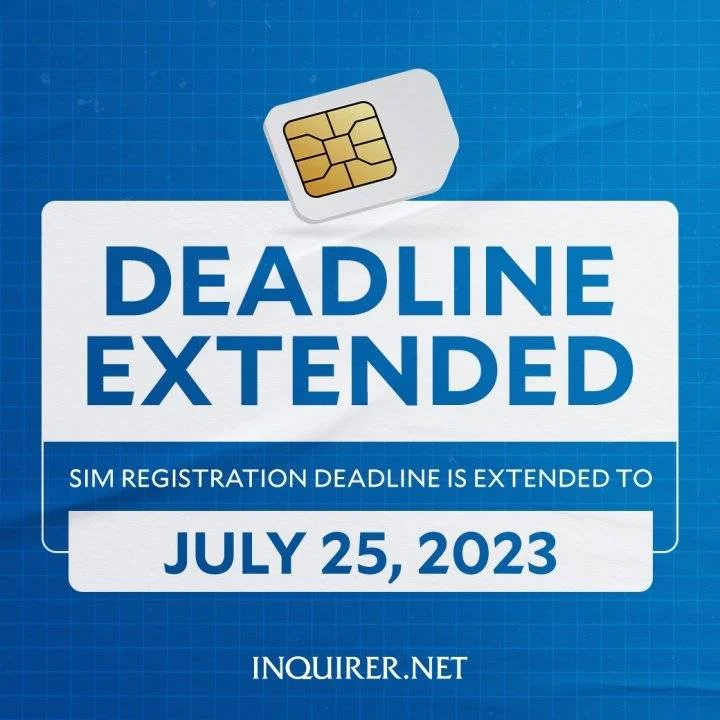Sim registration extended