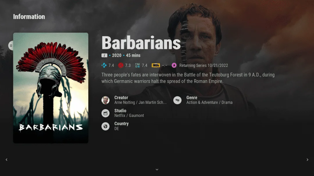{MF}Barbarians (TV Series 2020-2022) | NF WEB-DL | 720p | 1080p | Tagalog Dubbed