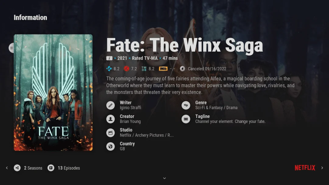 {MF}Fate: The Winx Saga (TV Series 2021-2022) | NF WEB-DL | 720p | 1080p | Tagalog Dubbed