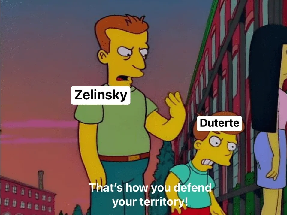 Zelensky to Duterte