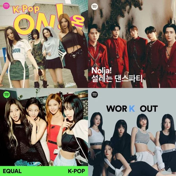 K-Pop ON! (), Nolja!, EQUAL K-Pop, WOR K  OUT | Spotify Playlist [OGG 320 kbps vorbis]