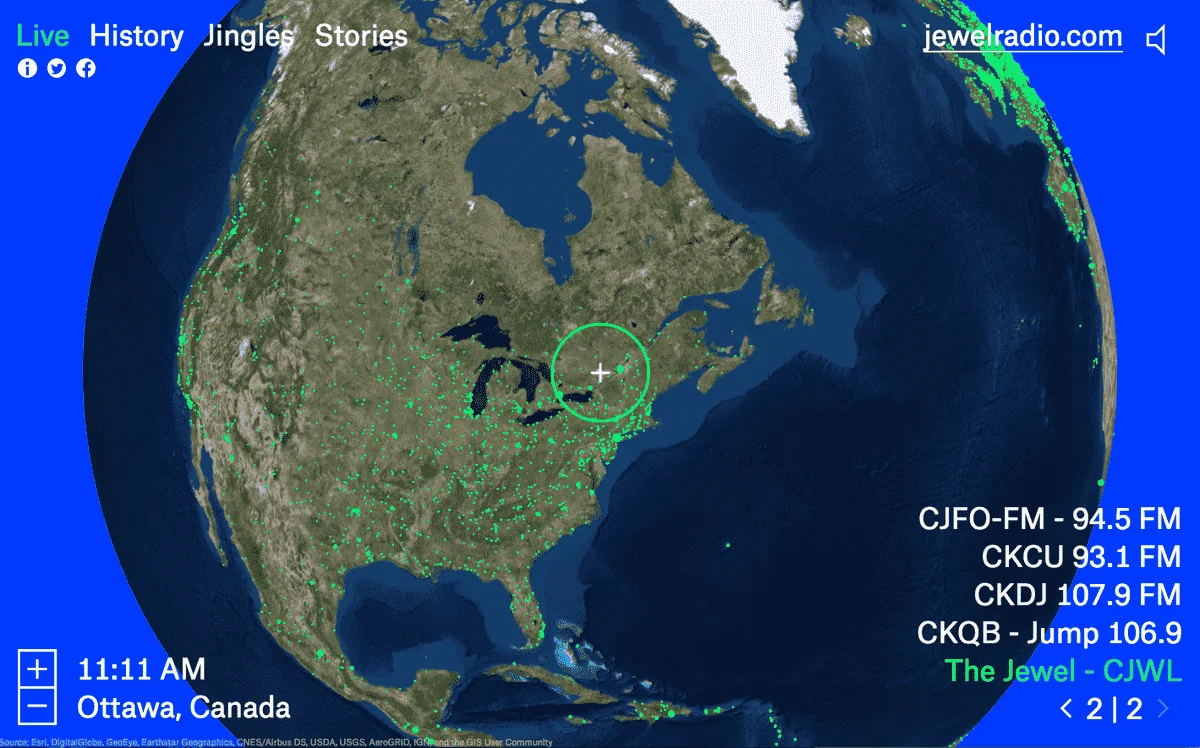 Live radio around the globe