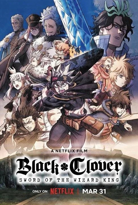 Black Clover Sword of the Wizard King (2023) | 1080p + 720p NF WEB-DL/WEBRip | w/ English Subtitle