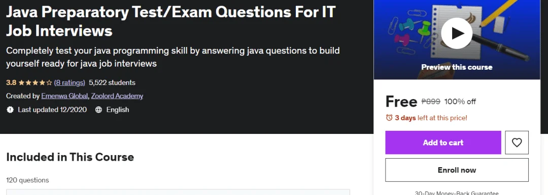 62 x 100% Udemy Courses get fast [ Java ] [ Python ] [ Web ] & Many more