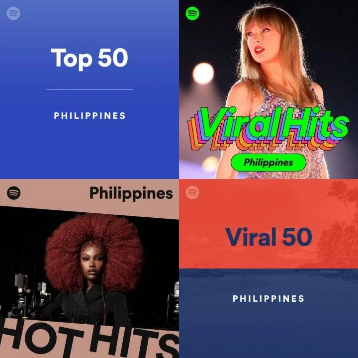 Top 50, Viral 50, Hot Hits, Viral Hits | Spotify Philippines [OGG 320 kbps vorbis] [TeraBox] 07 July 2023