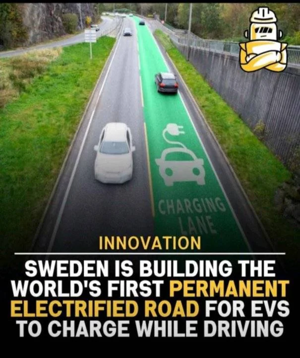Sweden electrified road