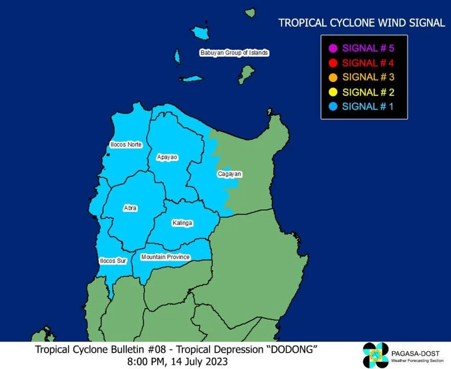 TROPICAL CYCLONE BULLETIN NO. 8