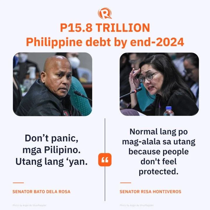 Don't panic mga Pilipino, Utang lang 'yan. - Sen. Bato Dela Rosa