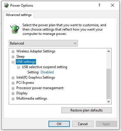 USB selective suspend setting.webp