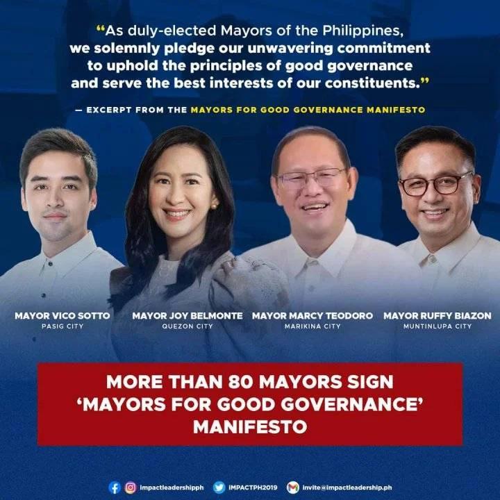 4 NCR Mayors sign Good Governance Manifesto