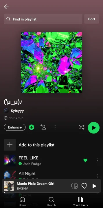 Spotify AI Playlist Art