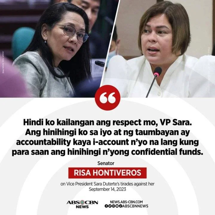 Hindi respeto, kundi accountability
