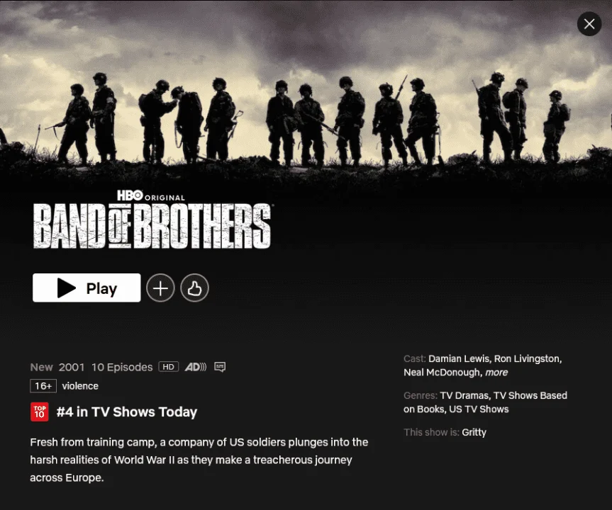 Band of Brothers (2023) S01 [COMPLETE] 720p