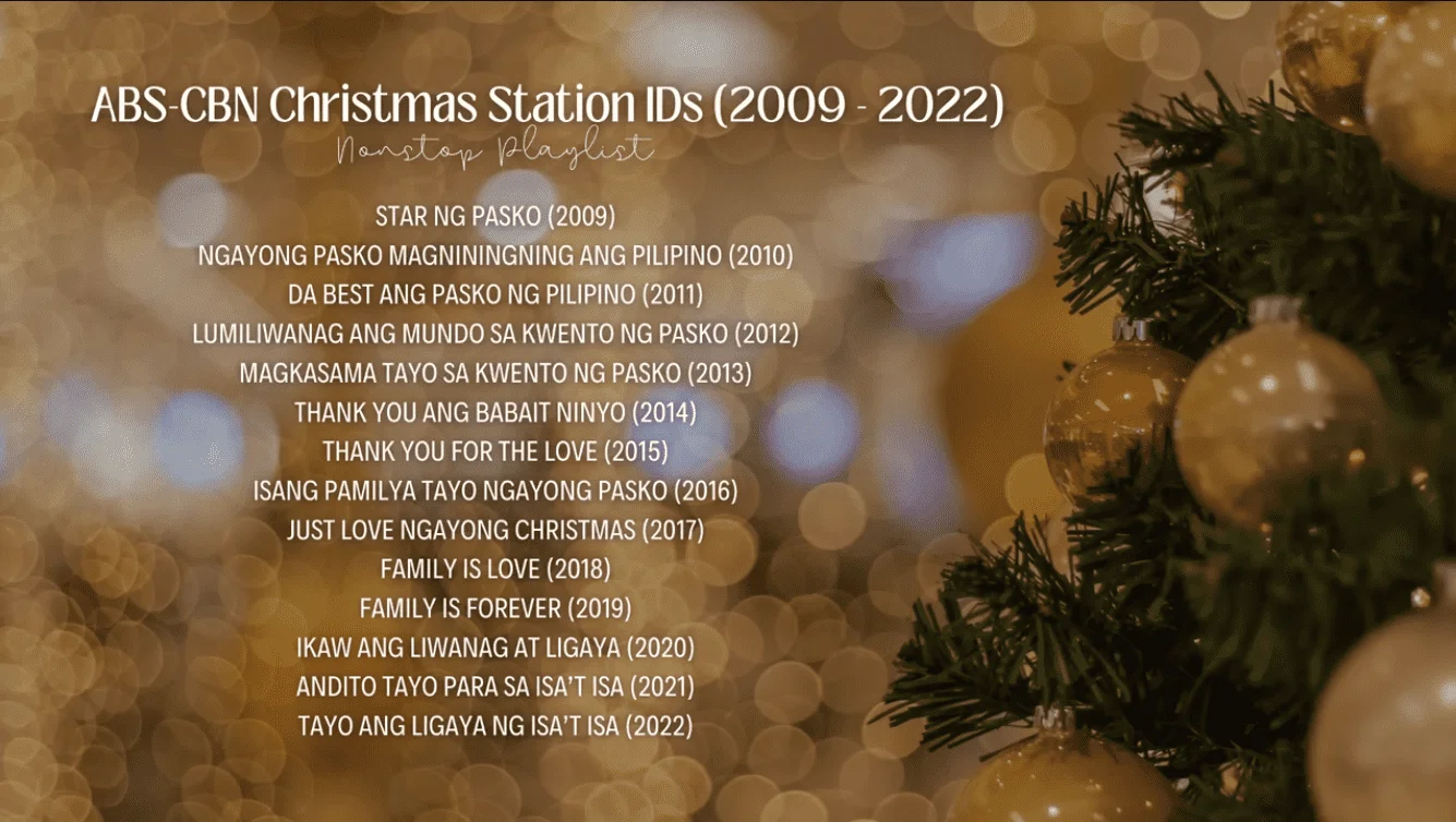 ABS-CBN Christmas Station IDs