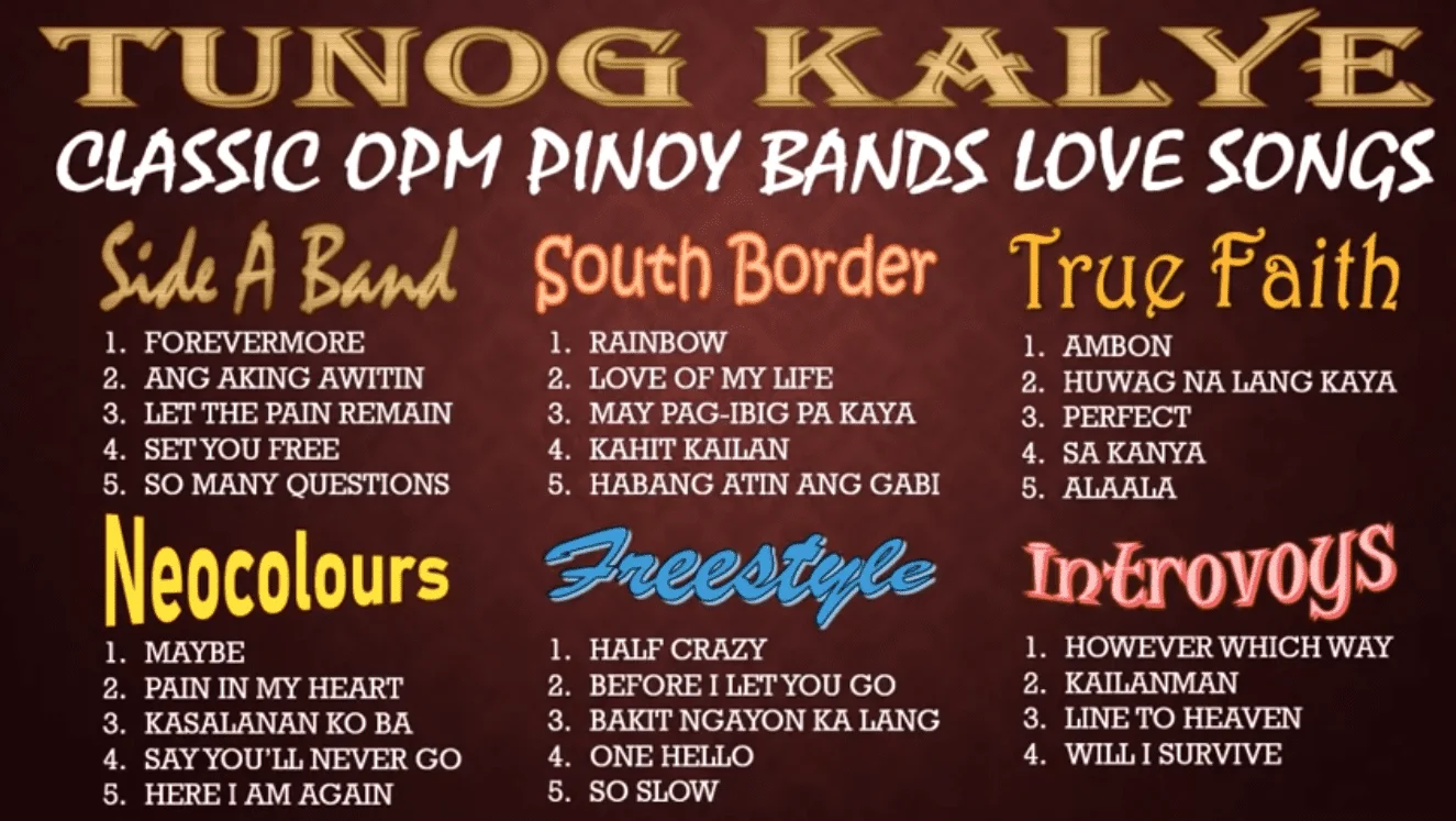 OPM Pinoy Bands Nonstop