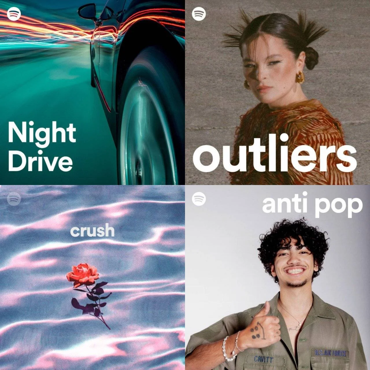 Spotify Playlist | Night Drive, outliers, crush, anti pop (OGG 320 kbps Vorbis) 10/17/2023