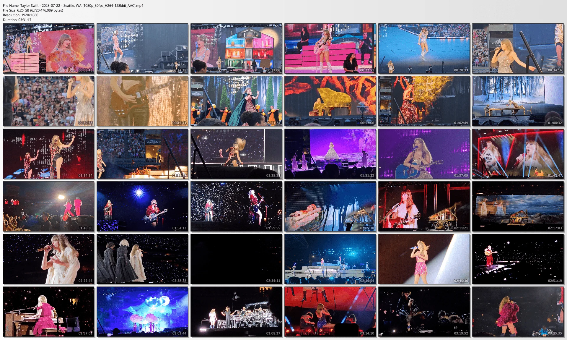 Taylor Swift - The Eras Tour - 07-22-2023 - Seattle, WA | 1080p