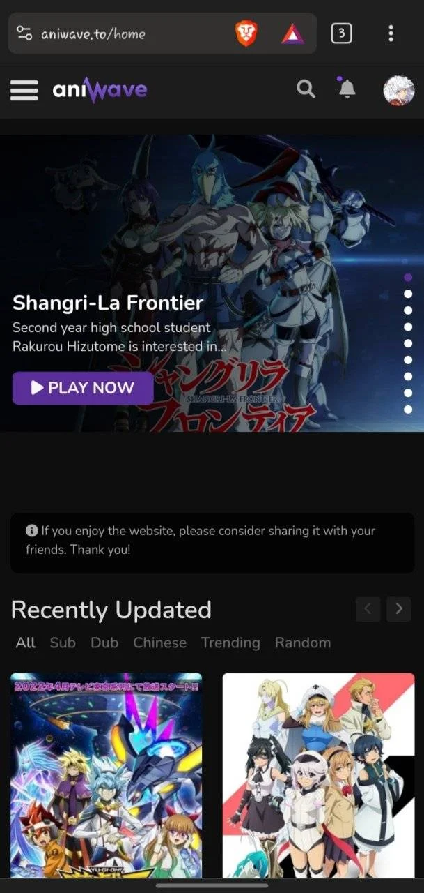 Free anime site mabilis may large library ng mga anime at medj may ads pero kung gusto mo walang ads gumamit ka ng brave browser sub/eng dub available