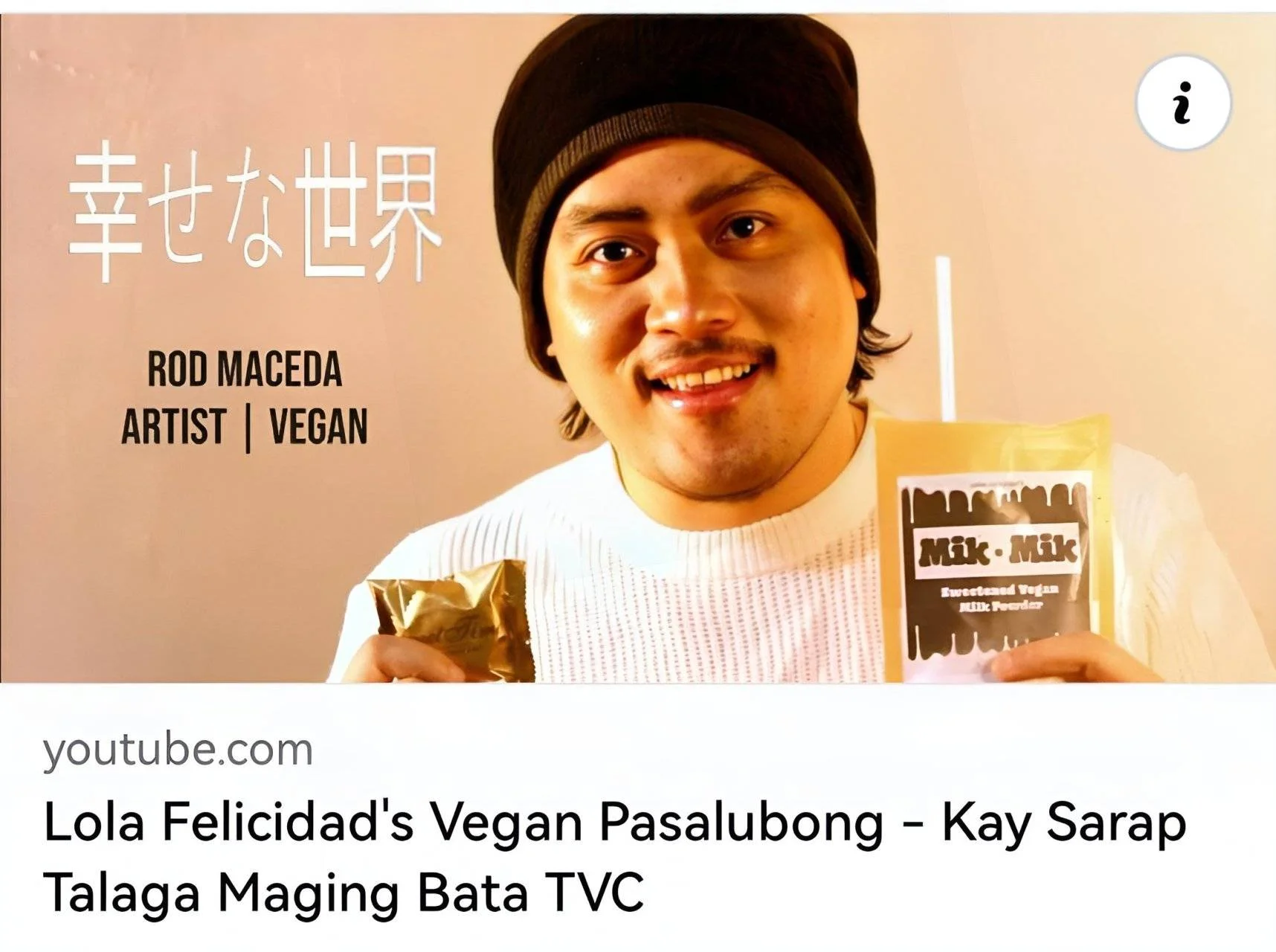 Rod Maceda MikMik TVC Lola Felicidads advert 2023.webp
