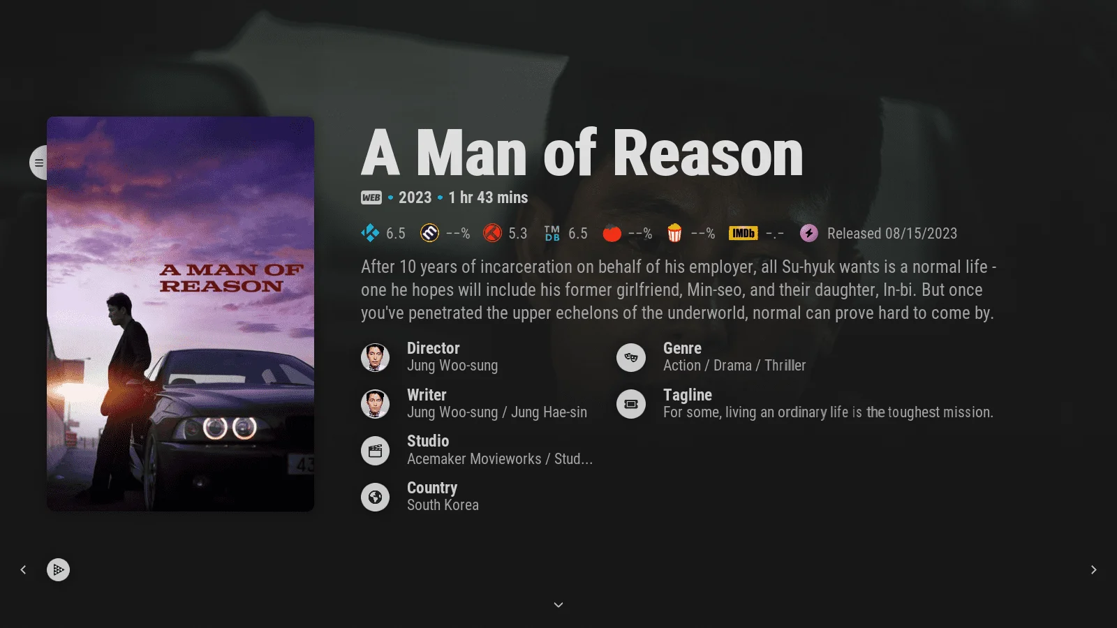 A Man of Reason (2023) | WEB-DL | 1080p | English Sub