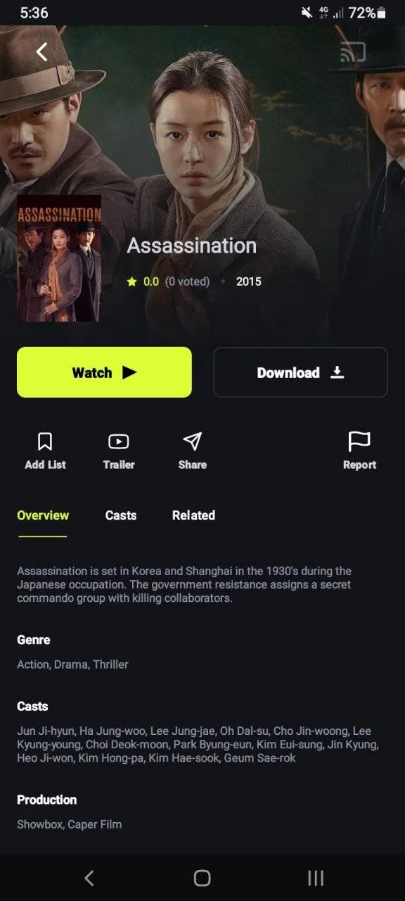 ASSASSINATION 2015 KOREAN MOVIE