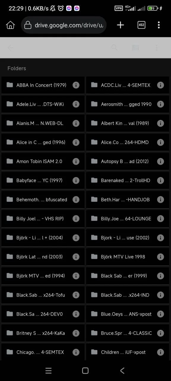 [GOOGLEDRIVE] COLLECTION OF MUSICAL CONCERTS ( ALL DVDS AND BLURAYS, NO YOUTUBE CRAP) PASOK!
