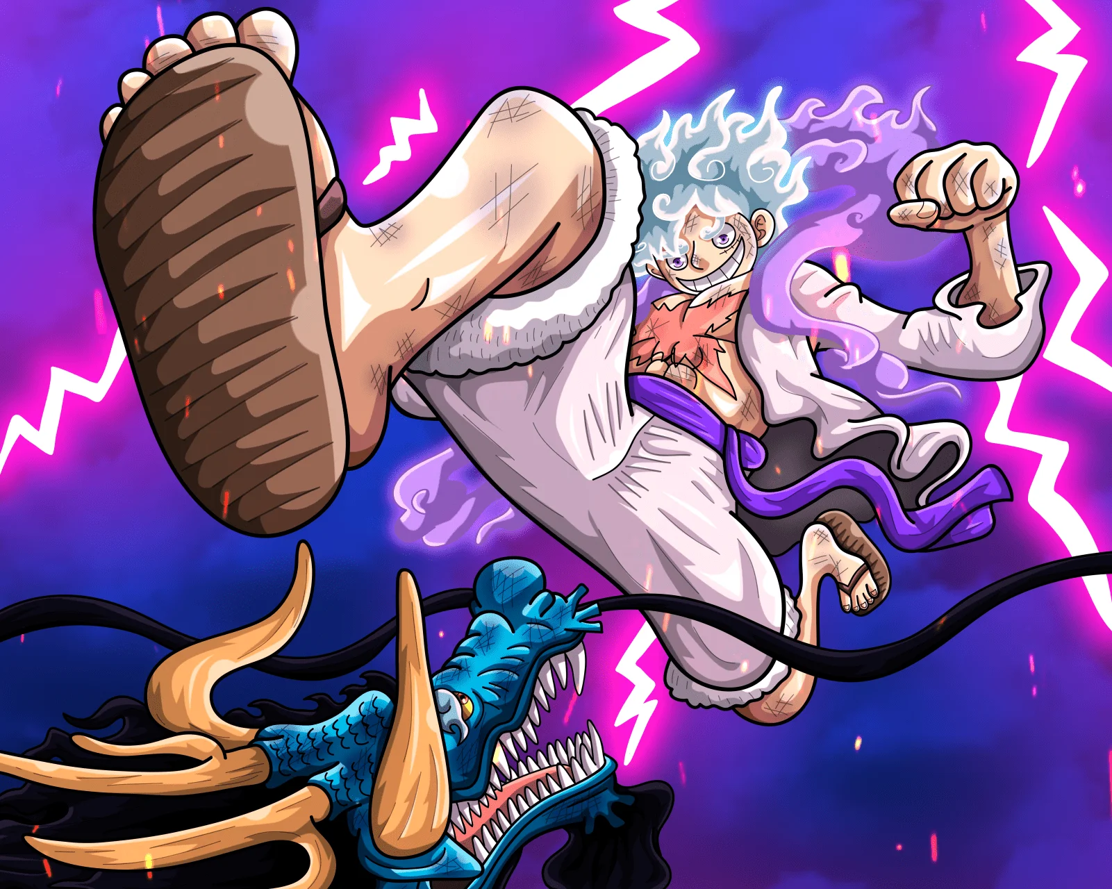 {GDrive} One Piece: Luffy vs Kaido 4 Hour Full Fight 1080p