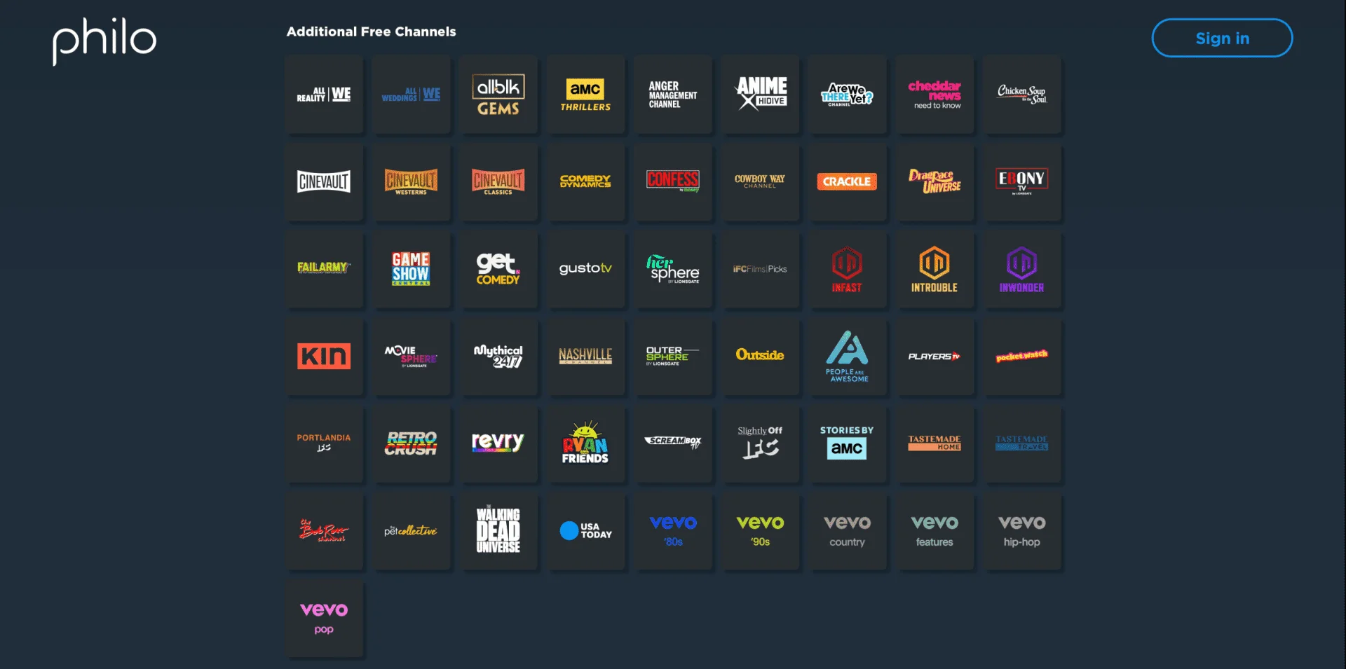 Channel Lineup & TV Guide  Philo 2.png