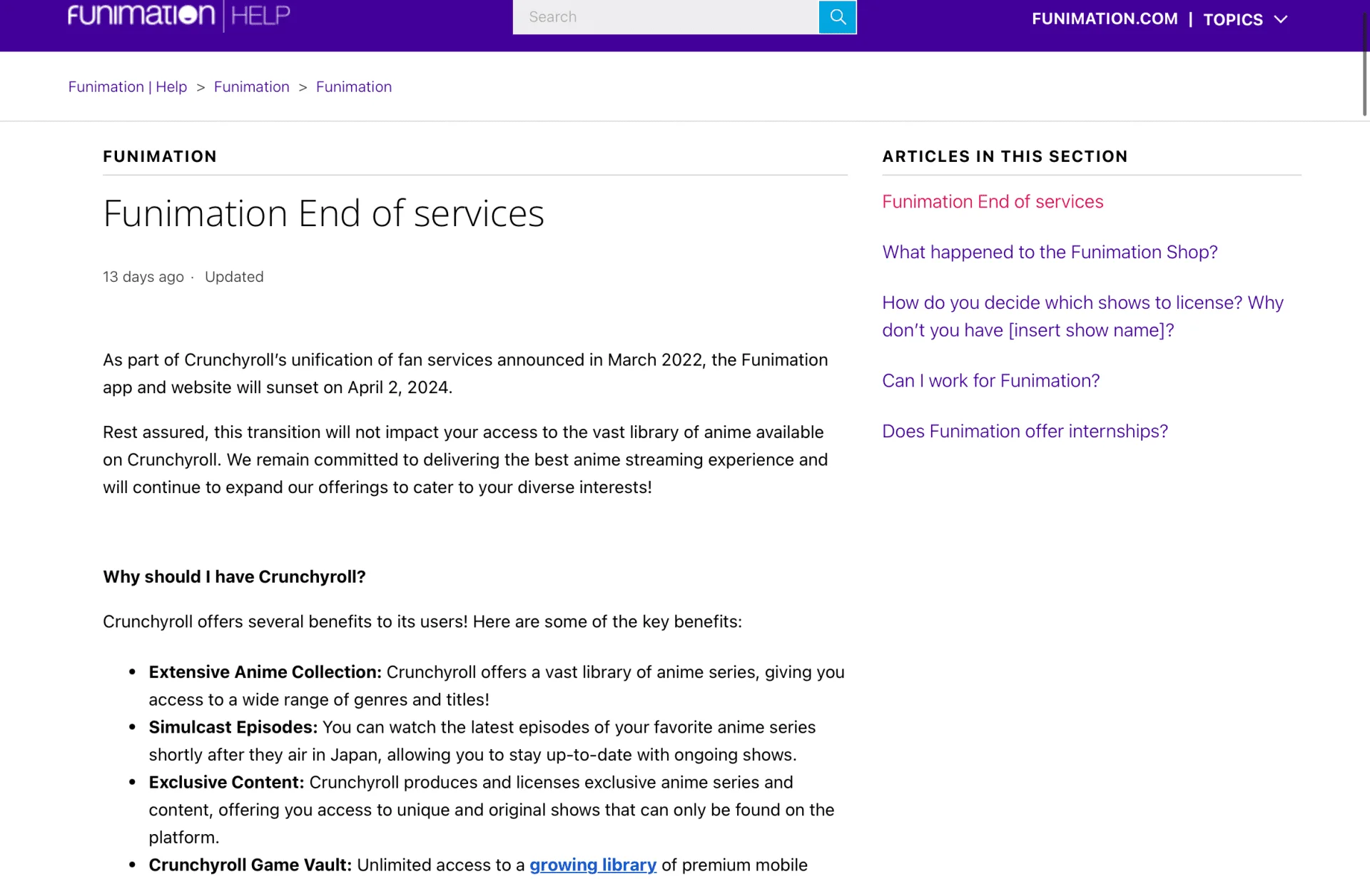 Funimation End of services – Funimation  Help.png