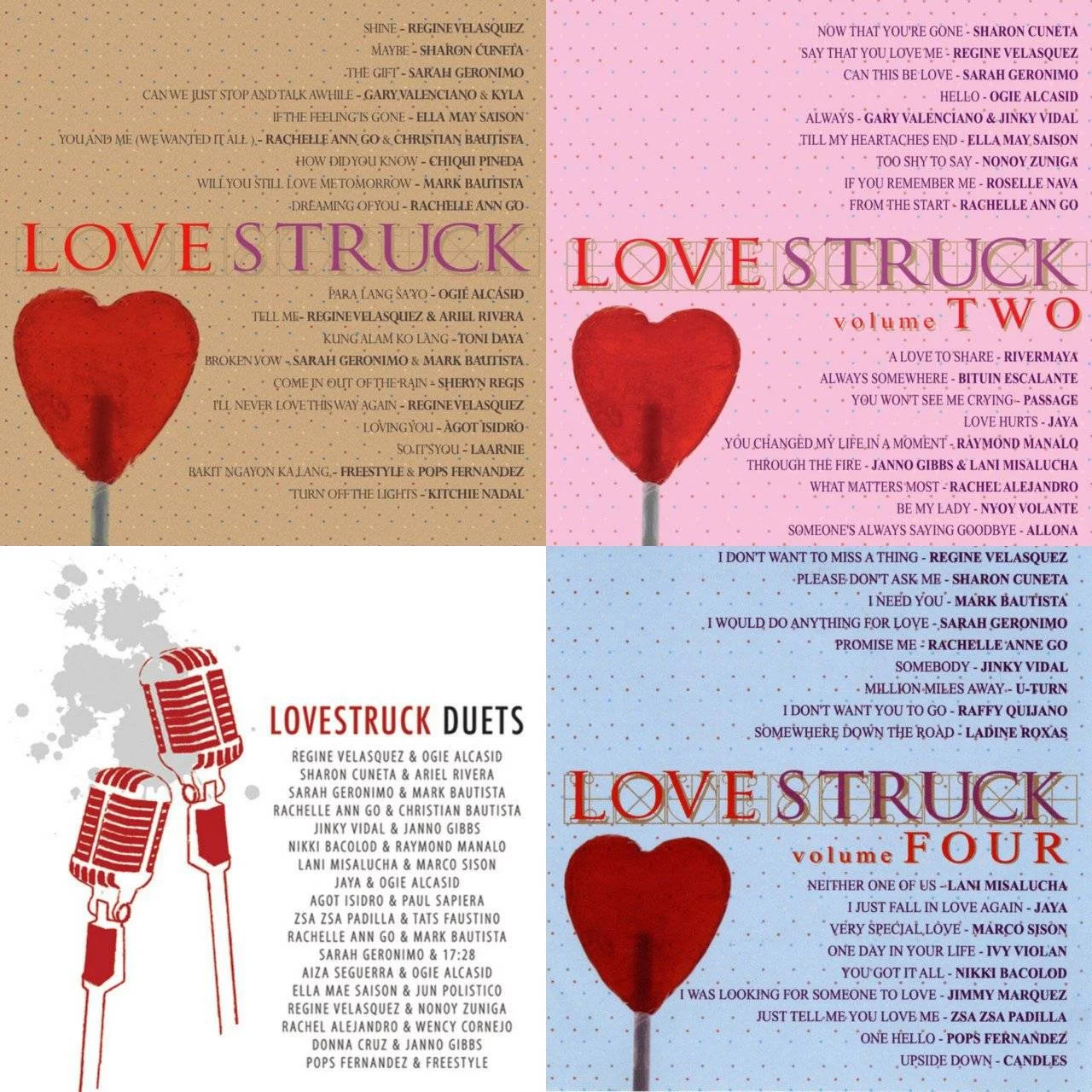 Lovestruck, Vol. 1 - 4 Various Artists