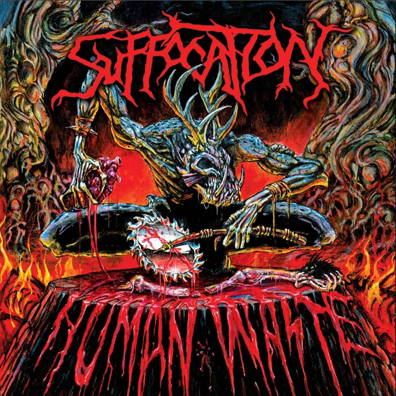 SUFFOCATION - [ 1991 ] - Human Waste - [ FLAC (tracks+.cue) 16-Bit 44.1 kHz ]