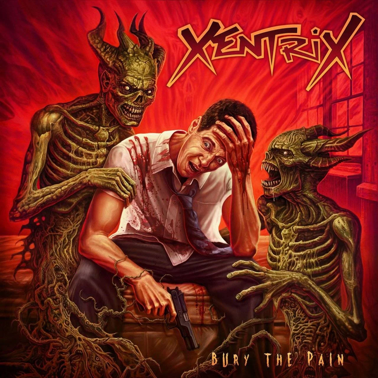 XENTRIX - [ 2019 ] - Bury The Pain - [ FLAC (tracks+.cue) 16-Bit 44.1 kHz ]