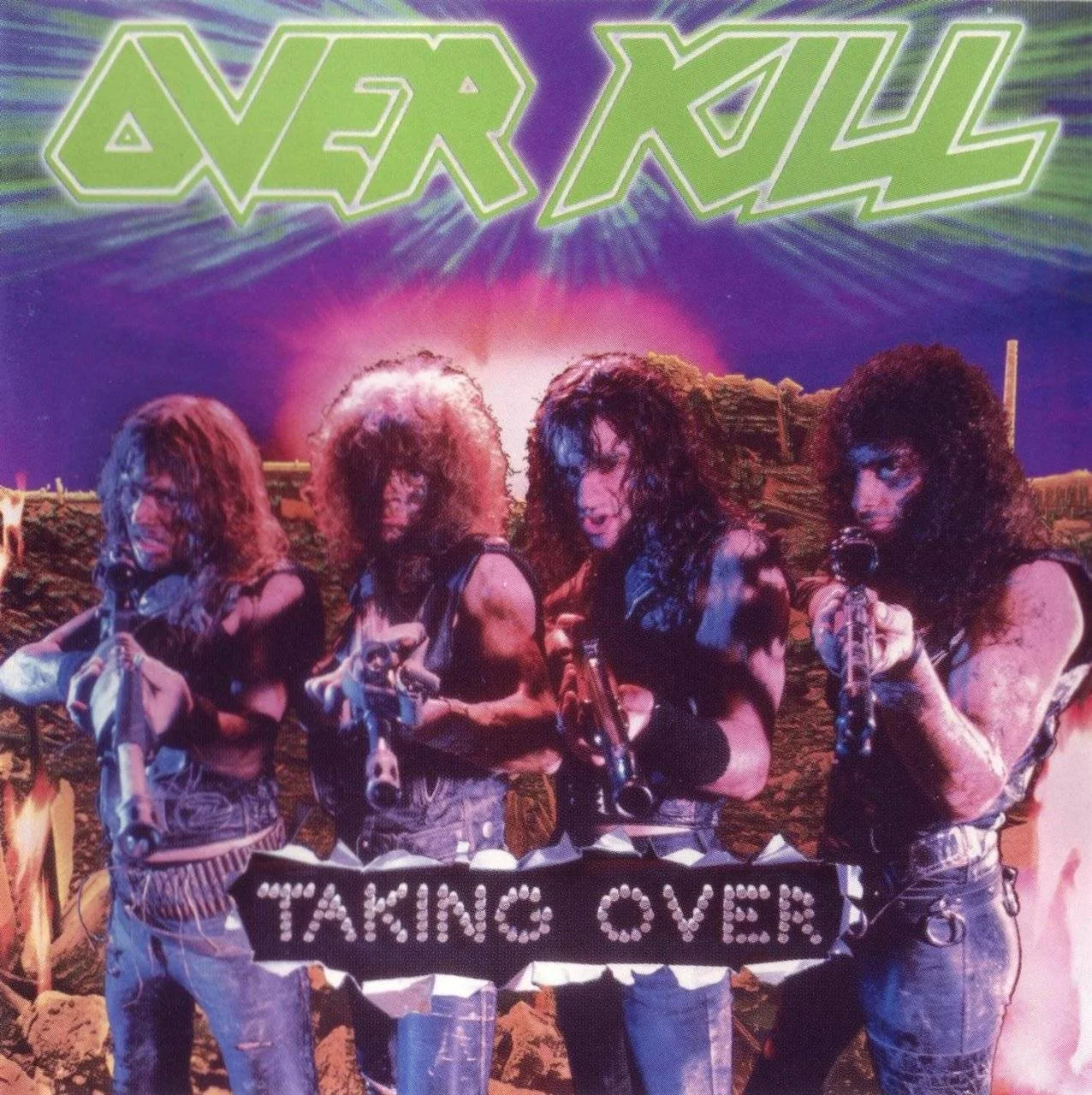 Overkill - [ 1987 ] - Taking Over - [ FLAC (tracks+.cue) 16-Bit 44.1 kHz ] + HD Scans