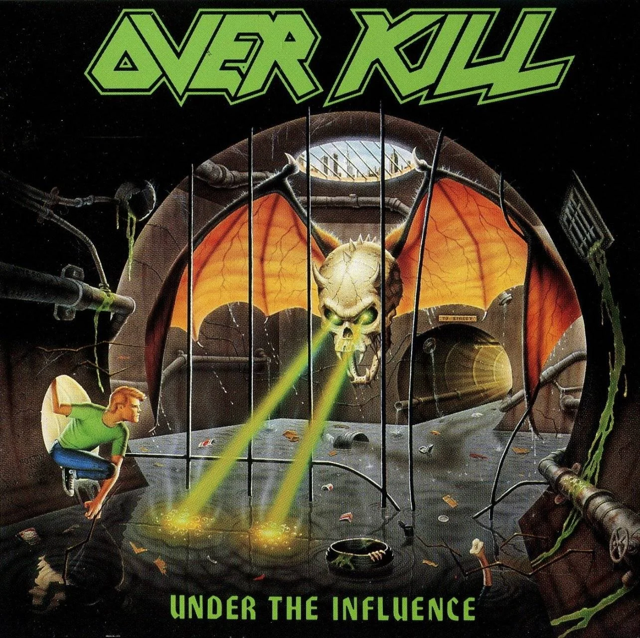 Overkill - [ 1988 ] - Under The Influence - [ FLAC (tracks+.cue) 16-Bit 44.1 kHz ] + HD Scans
