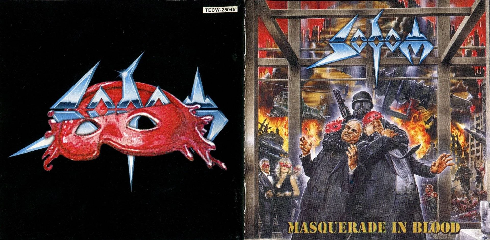 Sodom - [ 1995 ] - Masquerade In Blood - [ FLAC (tracks+.cue) 16-Bit 44.1 kHz ] + HD Scans