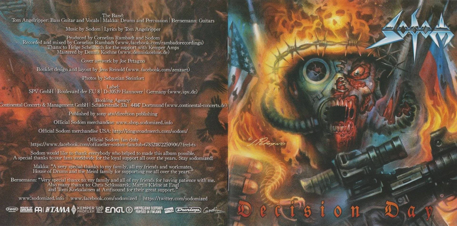 Sodom - [ 2016 ] - Decision Day - [ FLAC (tracks+.cue) 16-Bit 44.1 kHz ] + HD Scans
