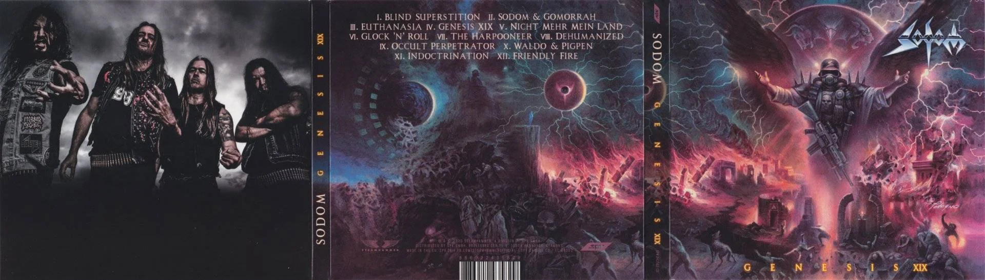 Sodom - [ 2020 ] - Genesis XIX - [ FLAC (tracks+.cue) 16-Bit 44.1 kHz ] + HD Scans
