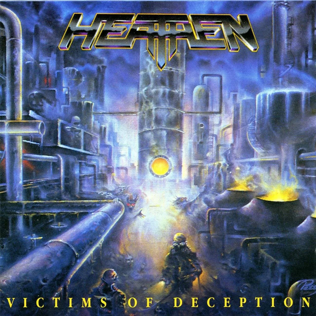 HEATHEN - [ 1991 ] - Victims Of Deception - [ FLAC (tracks+.cue) 16-Bit 44.1 kHz ]