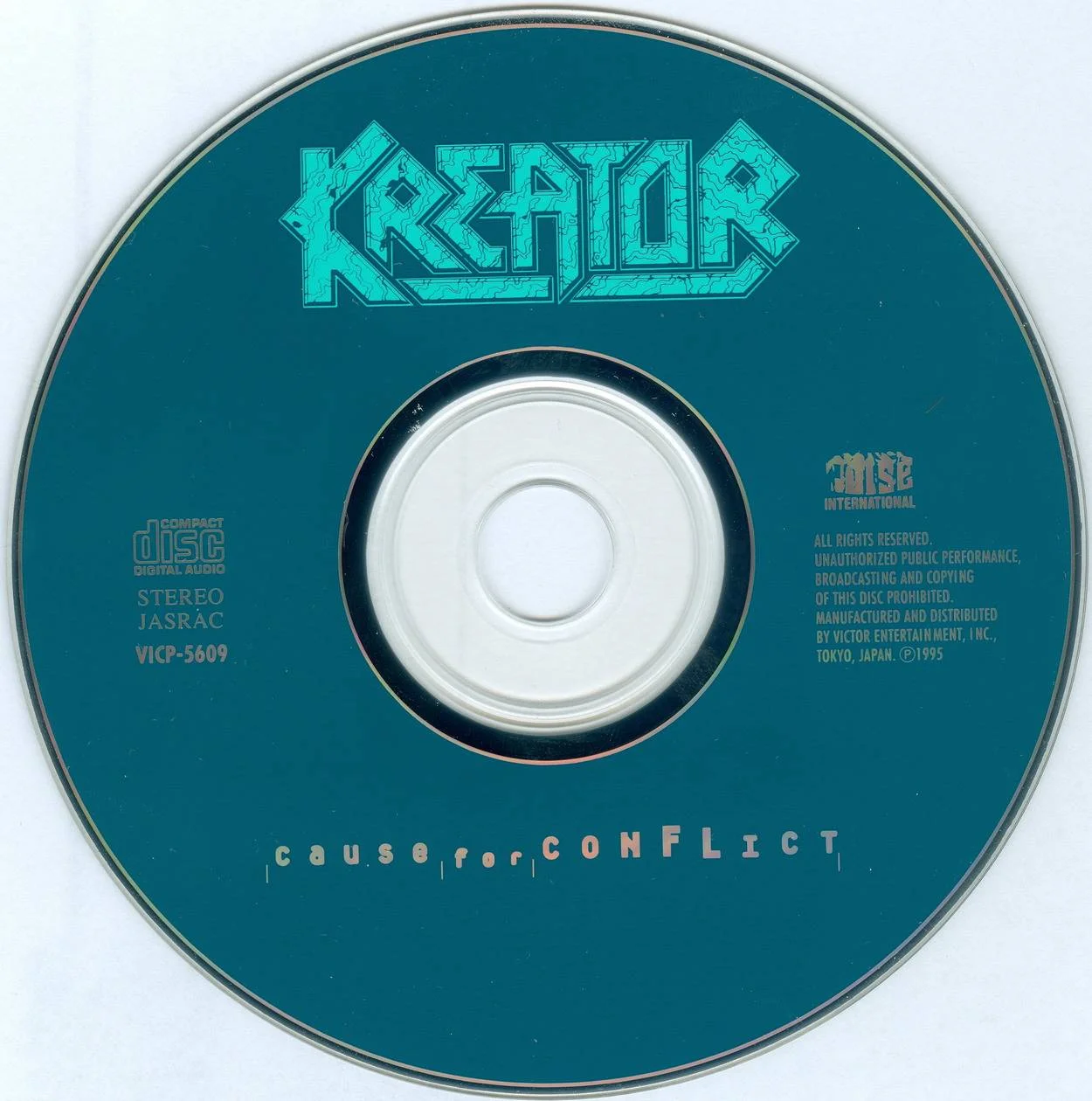 KREATOR - [ 1995 ] - Cause For Conflict - [ FLAC (tracks+.cue) 16-Bit 44.1 kHz ] + HD Scans