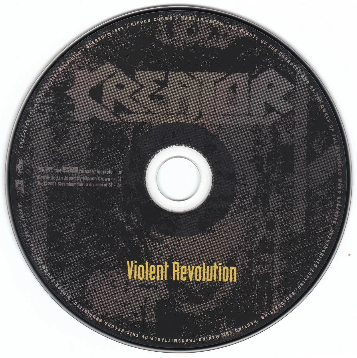 KREATOR - [ 2001 ] - Violent Revolution - [ FLAC (tracks+.cue) 16-Bit 44.1 kHz ] + HD Scans
