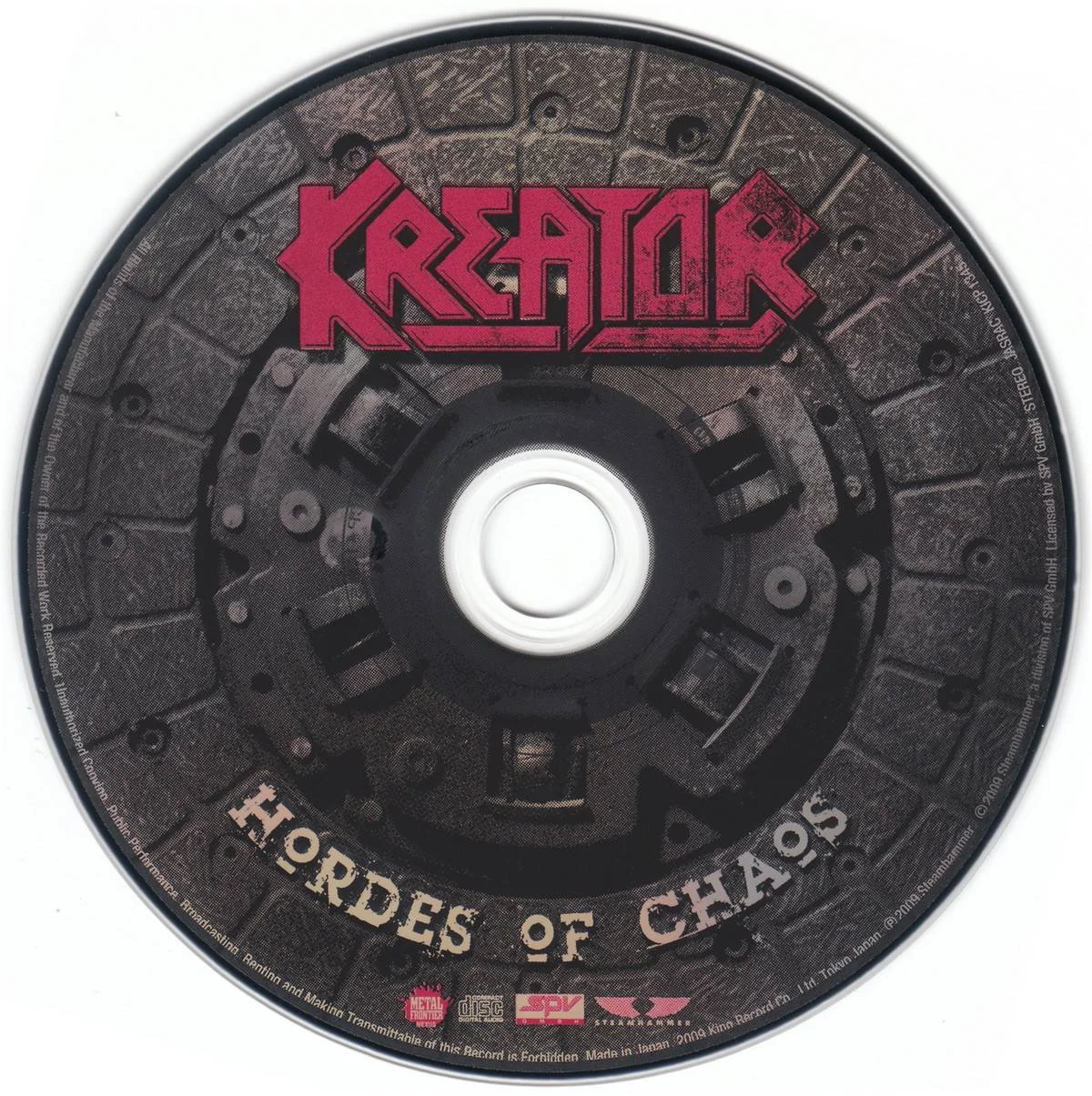 KREATOR - [ 2009 ] - Hordes Of Chaos - [ FLAC (tracks+.cue) 16-Bit 44.1 kHz ] + HD Scans
