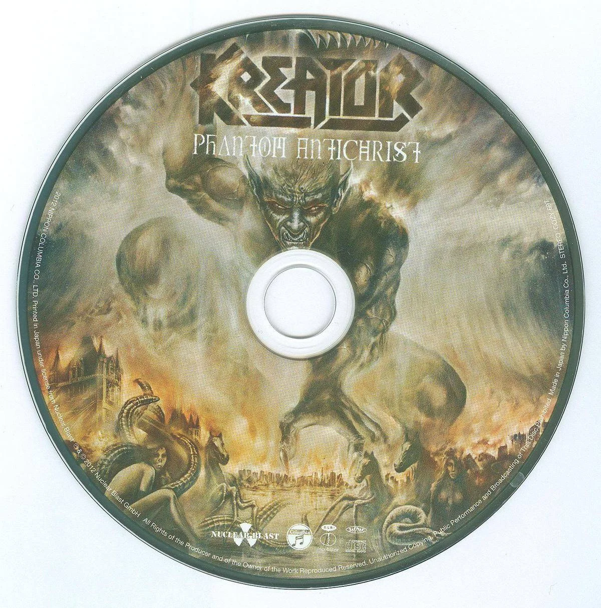 KREATOR - [ 2012 ] - Phantom Antichrist - [ FLAC (tracks+.cue) 16-Bit 44.1 kHz ] + HD Scans