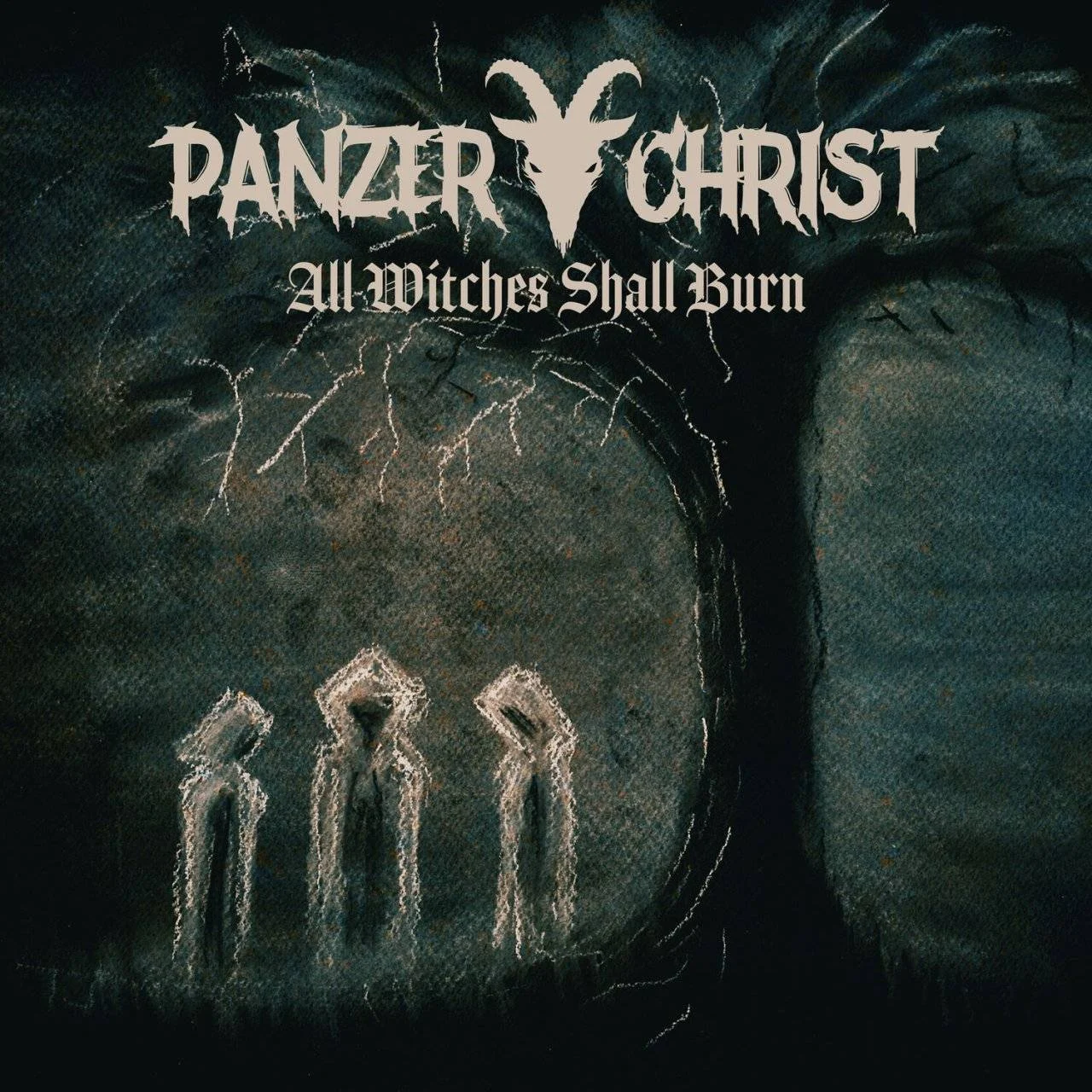 [ Qobuz, Hi-Res FLAC (Tracks) 24-Bit 44.1 kHz ] PANZERCHRIST - [ 2024 ] - All Witches Shall Burn (Death-Black)