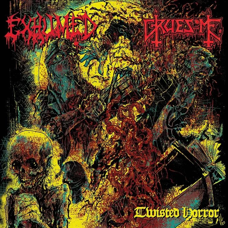 GRUESOME - [ 2020 ] - Twisted Horror (Split with EXHUMED) - [ FLAC (tracks+.cue) 16-Bit 44.1 kHz ]
