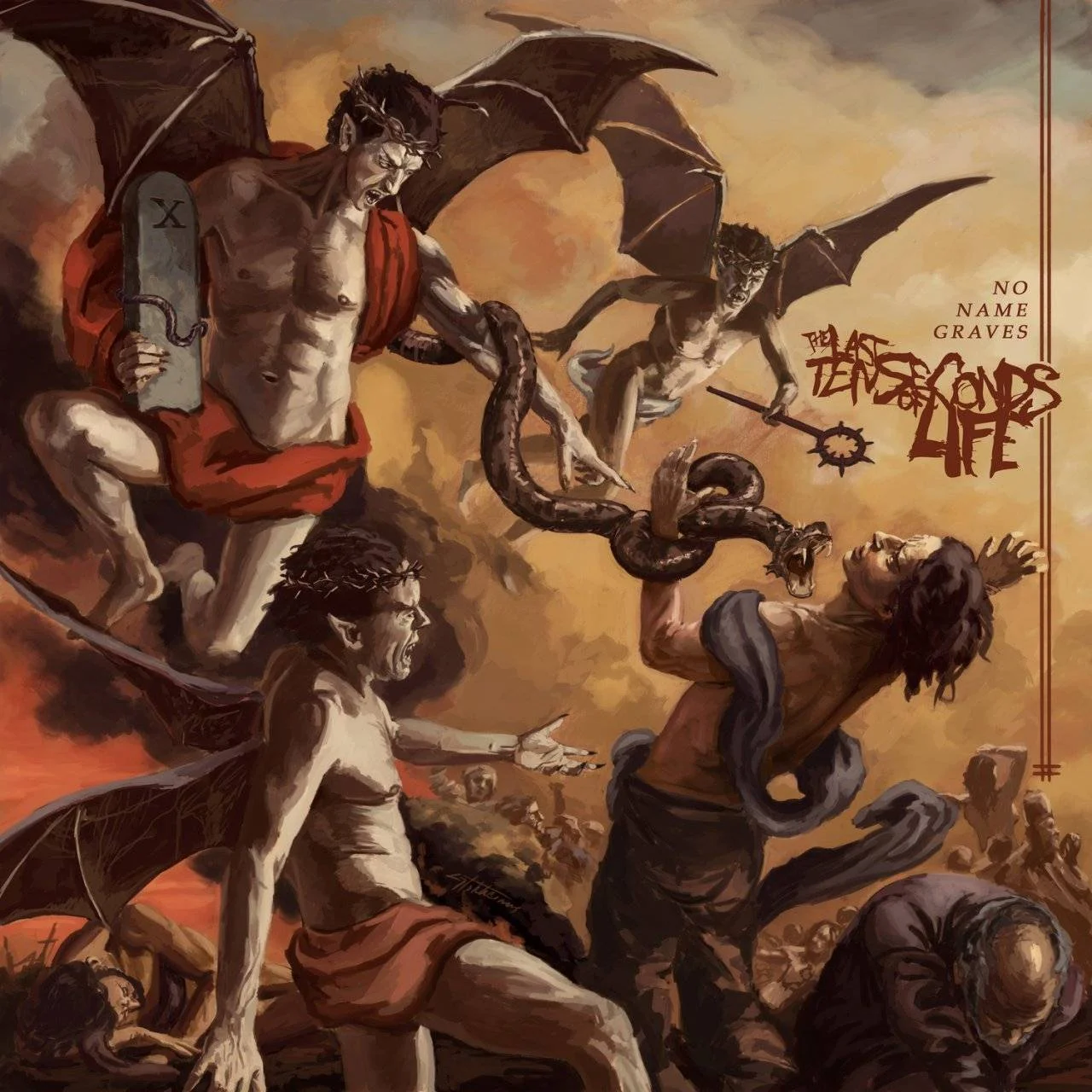 [ Qobuz, Hi-Res FLAC (Tracks) 24-Bit 44.1 kHz ] The Last Ten Seconds Of Life - [ 2024 ] - No Name Graves (Deathcore, Metalcore)