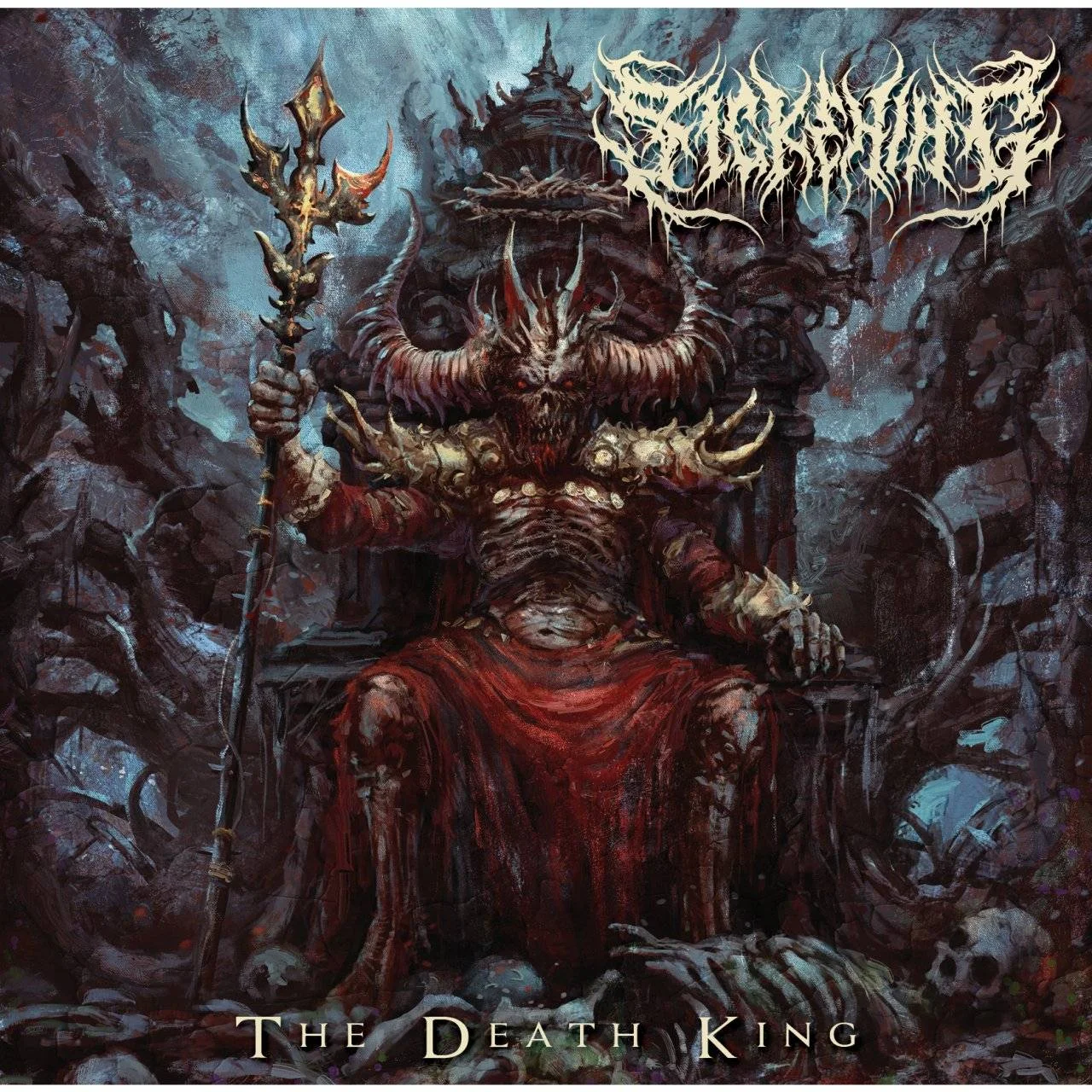 [ Qobuz, Hi-Res FLAC (Tracks) 24-Bit 44.1 kHz ] Sickening - [ 2024 ] - The Death King (Brutal Death)
