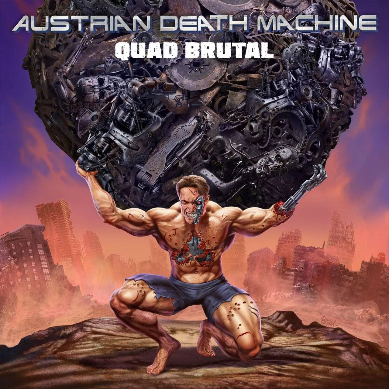 [ HDtracks, Hi-Res FLAC (Tracks) 24-Bit 48.0 kHz ] Austrian Death Machine - [ 2024 ] - Quad Brutal (Crossover Thrash, Thrash)