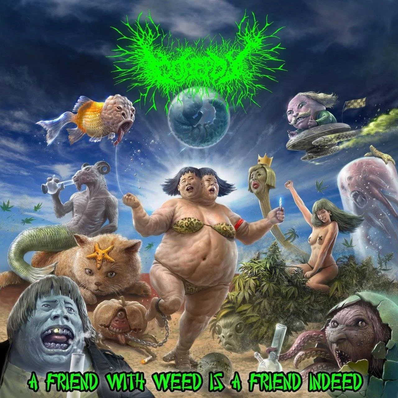 (Taiwan SBDM/Grindcore) Gorepot - [ 2017 ] - A Friend With Weed Is A Friend Indeed [ FLAC (Tracks) 16-Bit 44.1 kHz ]